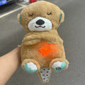 plush toy soothing music light-up sleep aid baby doll otter breathing bear plushie for infant sleep training
