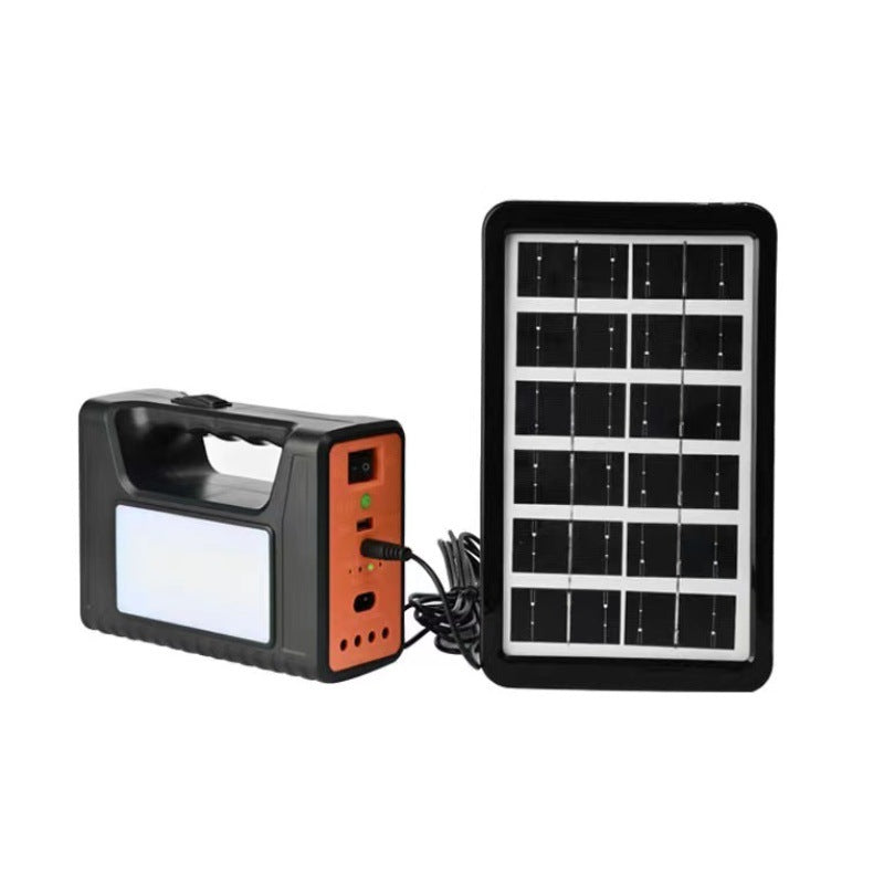 Solar outdoor power supply Multi-function portable emergency lighting Energy storage Mobile power supply African household system
