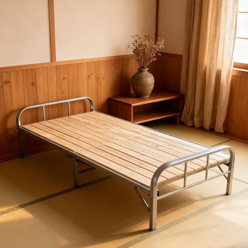 Casual reinforced single bed, foldable single bed, dormitory construction site employee bed, new arrival foldable bed, extra thick foldable bed