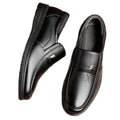 Clearance sale: men's leather shoes - autumn styles, fashionable & versatile, business casual, soft sole, perfect for middle-aged and elderly men