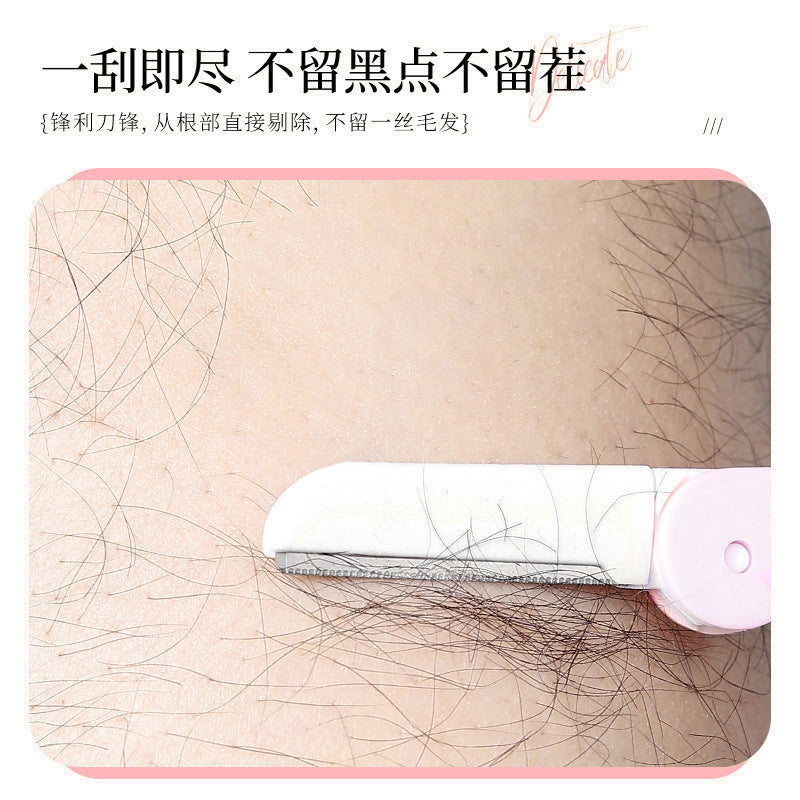 Rhino folding eyebrow razor set - women's safe eyebrow shaper & trimmer - wholesale new beauty tools