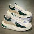 Men's winter 2025 new mesh hollow-out breathable anti-odor height-increasing versatile hong kong style chunky sole dad sneakers - trendy ins style