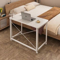 Lazy table office desk foldable movable bedside table computer desk foldable table multifunctional desk paint