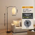 Floor lamp medieval style living room 2025 new style new chinoiserie zen wabi-sabi style bedroom bedside lamp fishing lamp table lamp