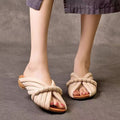New fish mouth sandals & slippers for women - 2026 summer collection: retro, mori girl style, unique design, low heel leather slippers for outdoor wear
