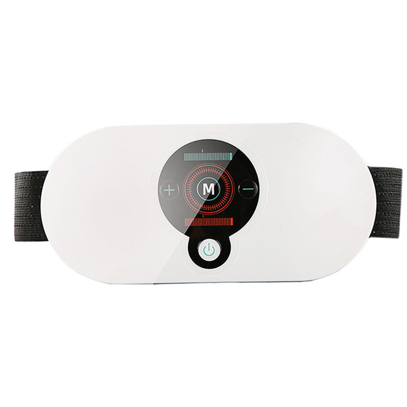 Customized heated abdominal massager for weight loss, pulse waist warmer, uterus soothing physiotherapy device, electric heated waist belt for slimming