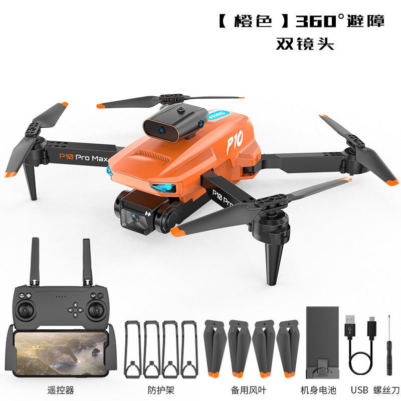 8k hd aerial photography obstacle avoidance quadcopter drone - kids' toy, long-range, foldable remote control aircraft - cross-border