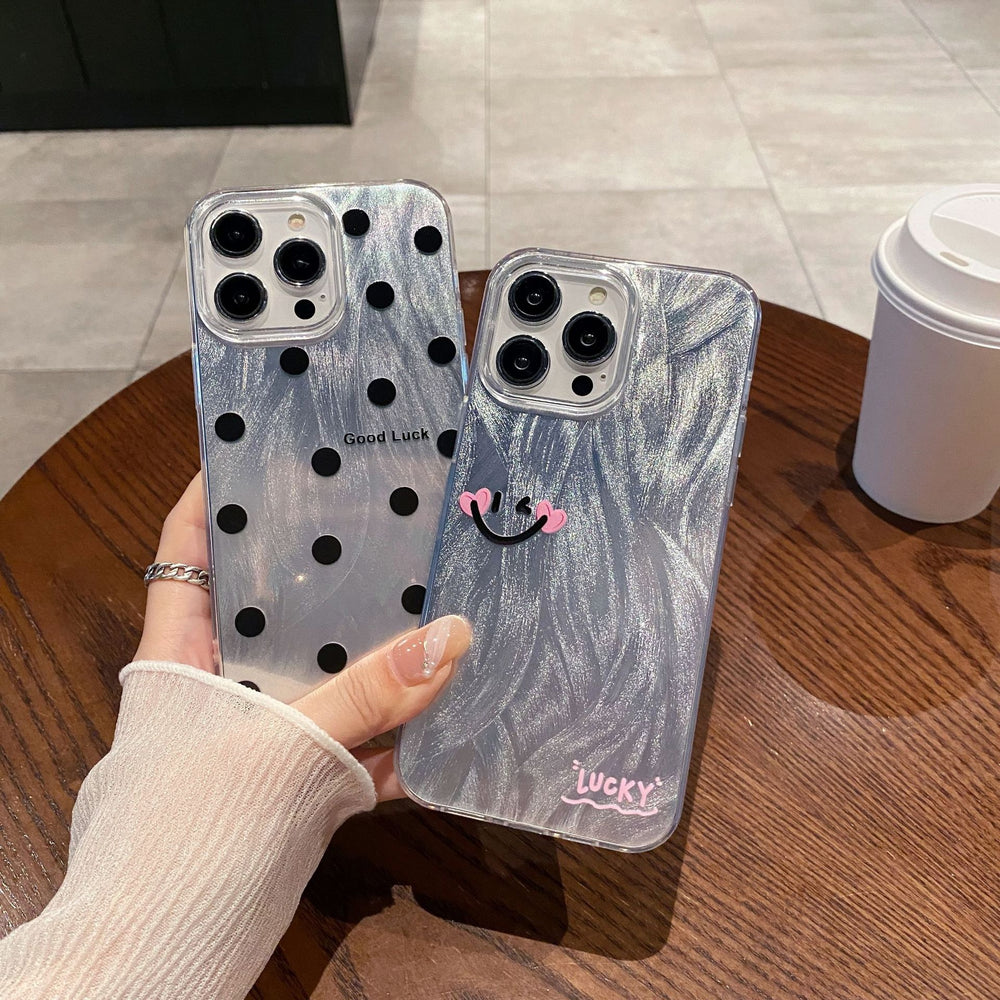 Feather yarn suitable for redmi k70pro cartoon text mobile phone case k60 extreme/xiaomi 15 creative anti-fall protective cover