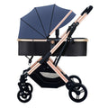 Inlair baby stroller: lightweight, foldable, high-view, shock-absorbing, reversible, suitable for newborns and infants