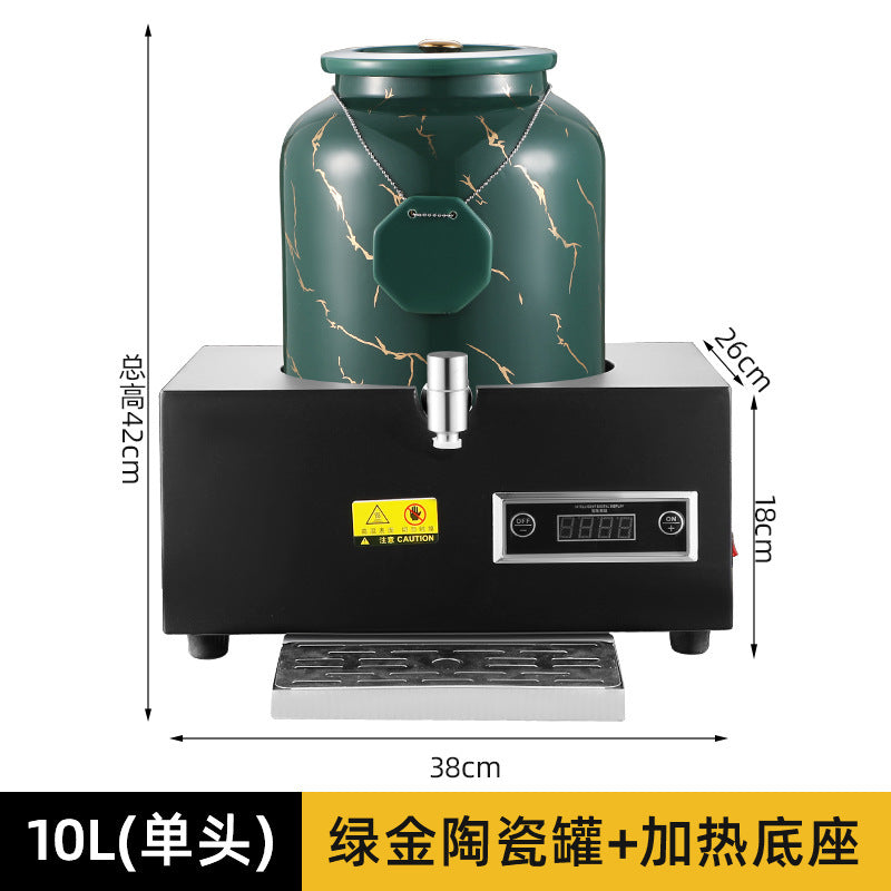 Milk tripod, hotel restaurant ceramic milk tripod coffee tripod numerical control heating stainless steel hot and cold tripod, juice tripod