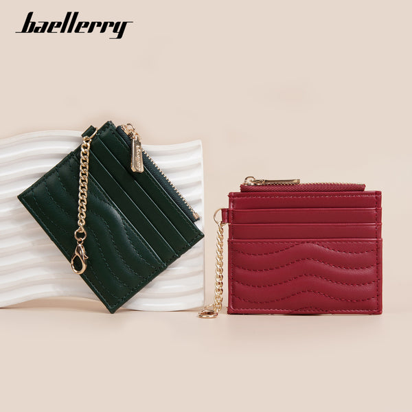 New women's mini card bag baellerry Korean version quilted chain fashionable exquisite small zipper change bag