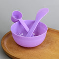 Purple bulk bowl stick spoon