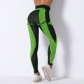 Amazon fashionhigh waist butt lift stretch tight yoga pants seamless knittingstripes peach butt lift yoga pants