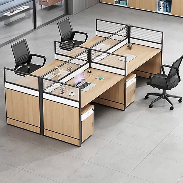 Staff desk 4 people 6 people screen card seat office table and chair combination partition workstation simple office table
