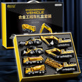 Bejies excavator alloy construction vehicle set model - toy bulldozer for boys & kids - birthday gift