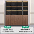 Saint li boss's office accessible luxury file cabinet with light storage cabinet storage cabinet manager room background cabinet