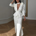 european and american cross-border women's fashion: new autumn collection - elegant floral deep v-neck maxi dress