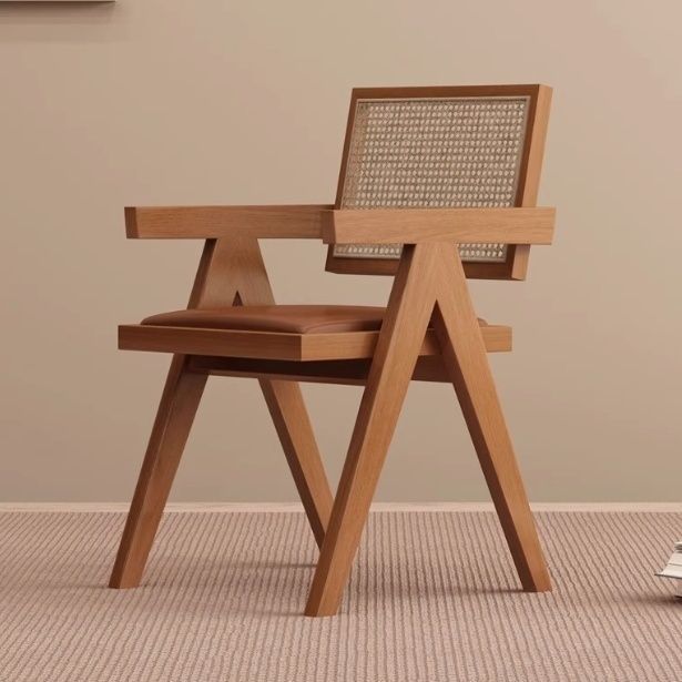 Rattan nordic dining chair for homecasual chair popularb&b balcony k chair solid wood chandigarh casual rattan chair