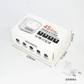 ai voice 45w gan charger - compatible with apple ipad, macbook, voice-activated fast charging adapter