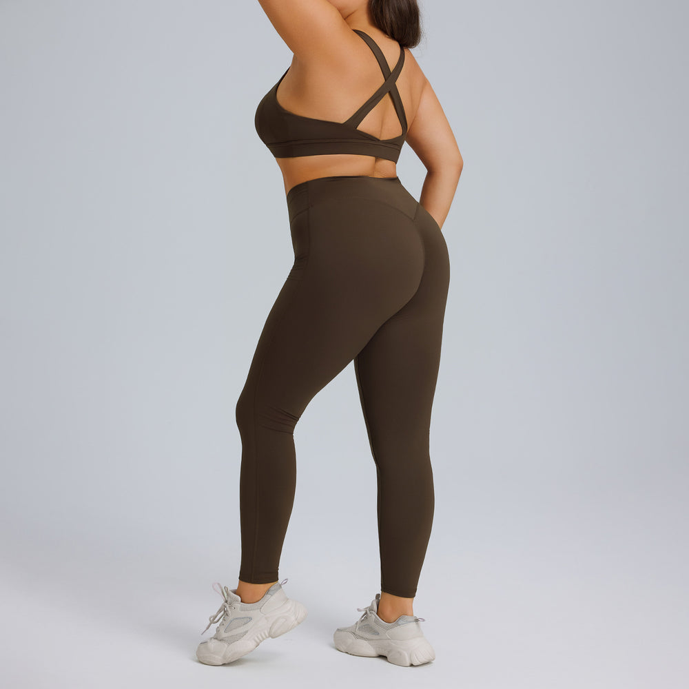new plus size activewear set - women's cloud-soft, quick-dry, breathable workout outfit for running, training, and yoga