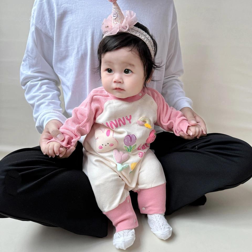 Newborn & infant autumn rompers: adorable bunny onesies for baby girls - cute & cozy newborn clothing