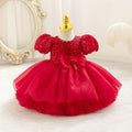 New in stock: sequined tulle cake princess dress for girls - perfect for baby's birthday!