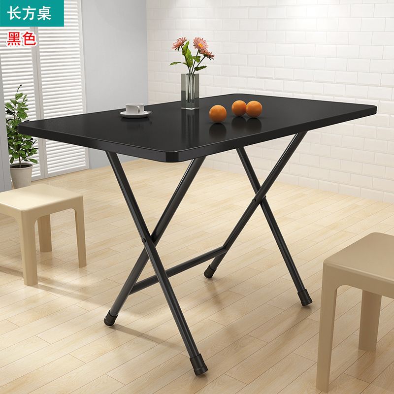 Folding table, folding dining table, simple for home, small table for eating, rental house, stall, casual small apartment dining table