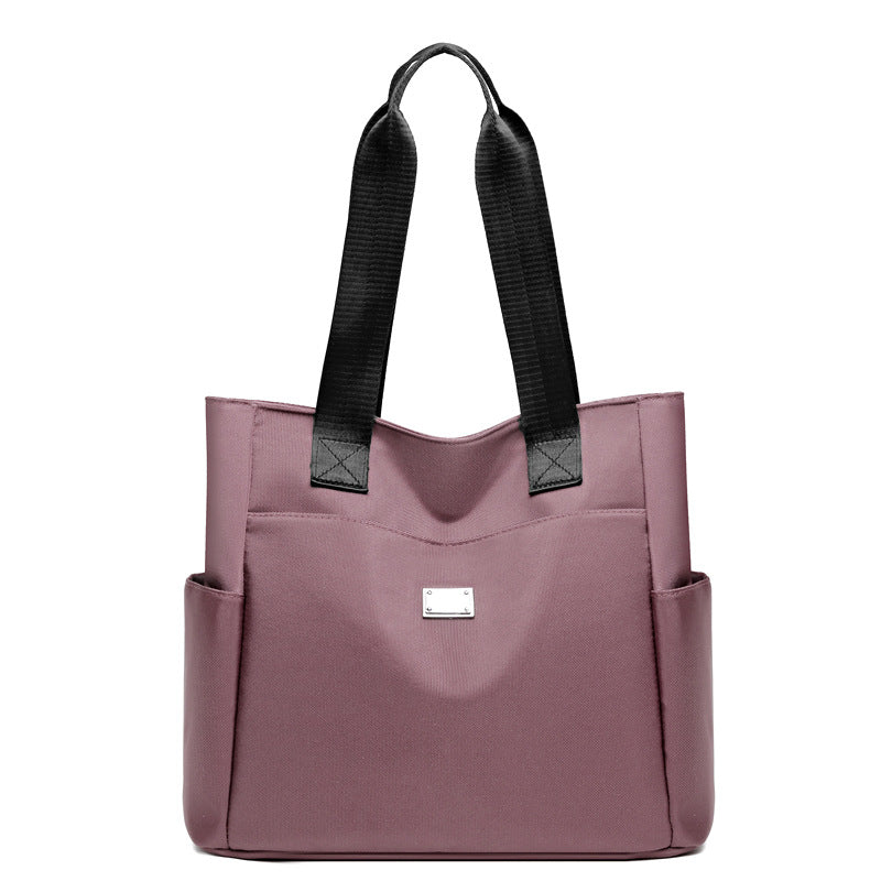 Trendy tote bag - large capacity women's travel shoulder bag - 2023 new cross-border oxford cloth bag wholesale