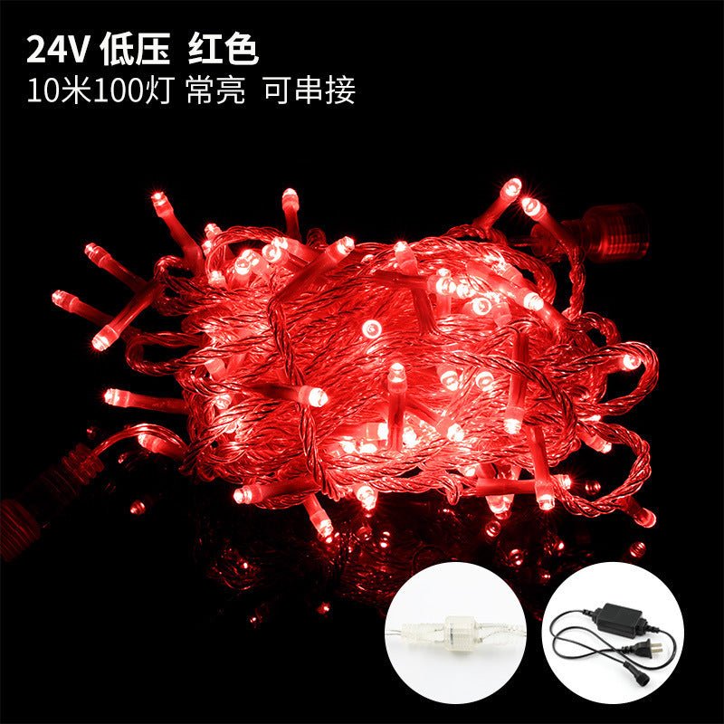 24V low voltage lanterns Gypsy led light strings Outdoor courtyard decoration lighting Tree lights Landscape lights Around the tree Tree lights