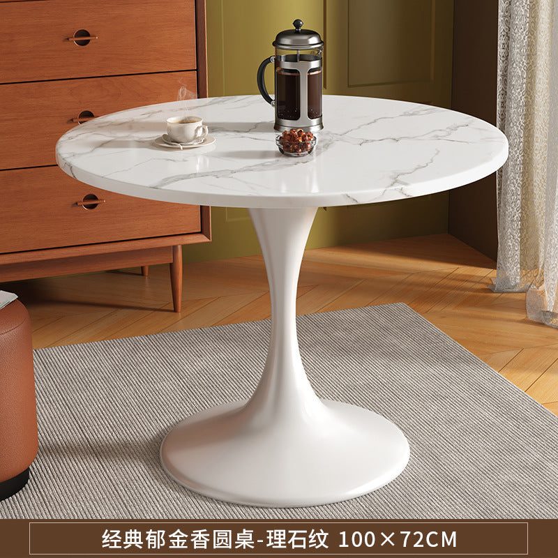 Coffee table, living room, for home, small apartment, side table, coffee table, negotiation table, round dining table, tulip balcony, small round table