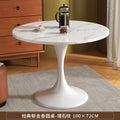 [load-bearing upgrade - enlarged base] white marble tulip 100*100*73cm