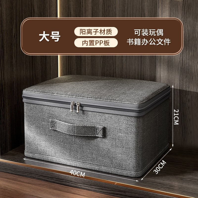 Household down jacket underwear socks storage box, bed bottom storage box, large-capacity storage, dust-proof clothing storage and finishing