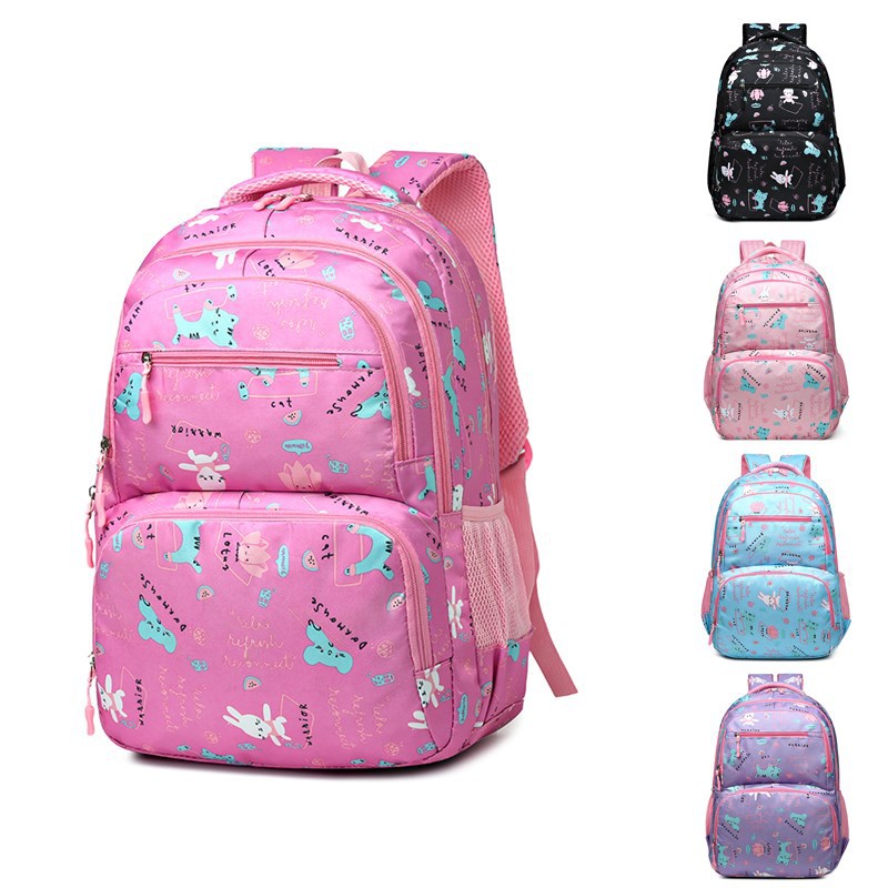 Manufacturer wholesale new schoolbags, primary school girls and children fashion backpacks, lightweight burden reduction spine protection 6-12 years old backpack