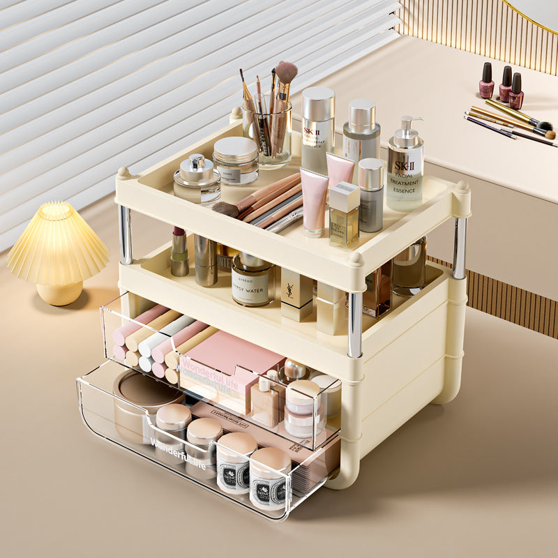 Skin care product storage box Multi-layer drawer storage Locker Lipstick Cosmetics storage box Premium desktop