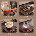 Stove tea making suitfor home tea set glass water kettle electric ceramic stove tea maker indoor courtyard multifunctional oven