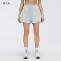 Quick-drying loose sports shorts for women, outdoor running training shorts, high waistslimming look yoga fitness pants d26070