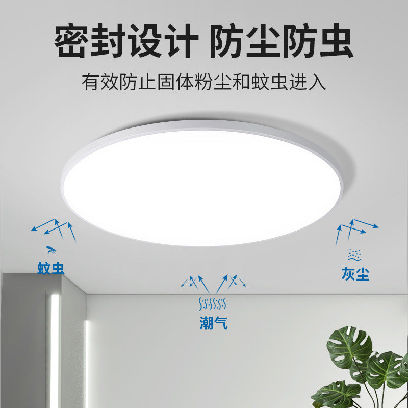 Three-proof ceiling light Moisture-proof and mosquito-proof bathroom Bedroom kitchen and bathroom Aisle light Corridor kitchen light Bathroom balcony light