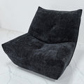 Recliner white ash solid wood legs living room balcony bedroom for home rest nap lazy small sofa chair pony chair