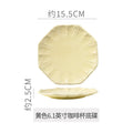 6inch plate-yellow