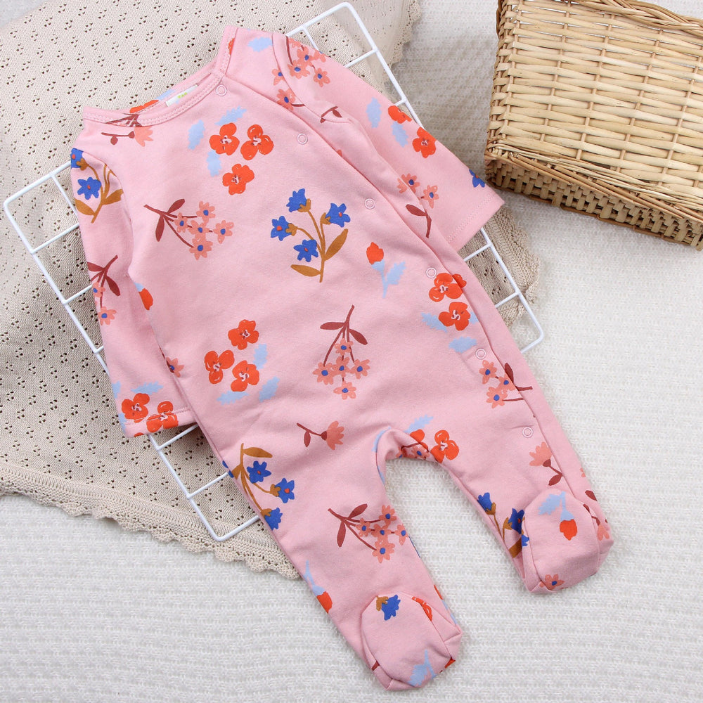 Newborn baby romper long sleeve jumpsuit autumn winter thickened sleepsuit clothes foreign trade children's wear bodysuit