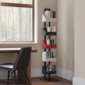 Invisible floor-to-ceiling bookshelf for living room, home iron art corner storage display shelf, 3d children's multi-layer bookcase and storage rack