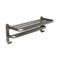 Space aluminum gun gray bath towel rack bathroom storage rack bathroom wall hanging bathroom towel rack suit no punching
