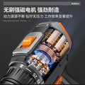 Brushless electric drill small steel cannon double speed rechargeable impact drill lithium electric hand drill industrial grade multi-function mini pistol