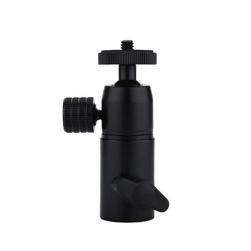 360° ball head camera mount with flash bracket - type b flash holder, fixed-type trigger mount