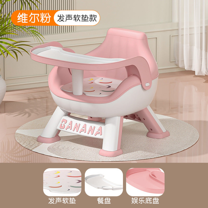 Baby dining chair kids stool baby chair for home small bench backrest seat low chair dining table chair