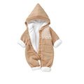 Baby knitting one-piece jumpsuit spring & fallnewborn clothing for men and women baby wool cute thickenedheattech
