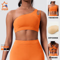 European and american cross-border beauty back yoga suit two-piece set high waist hip lifting running sports fitness suit suit women's wholesale