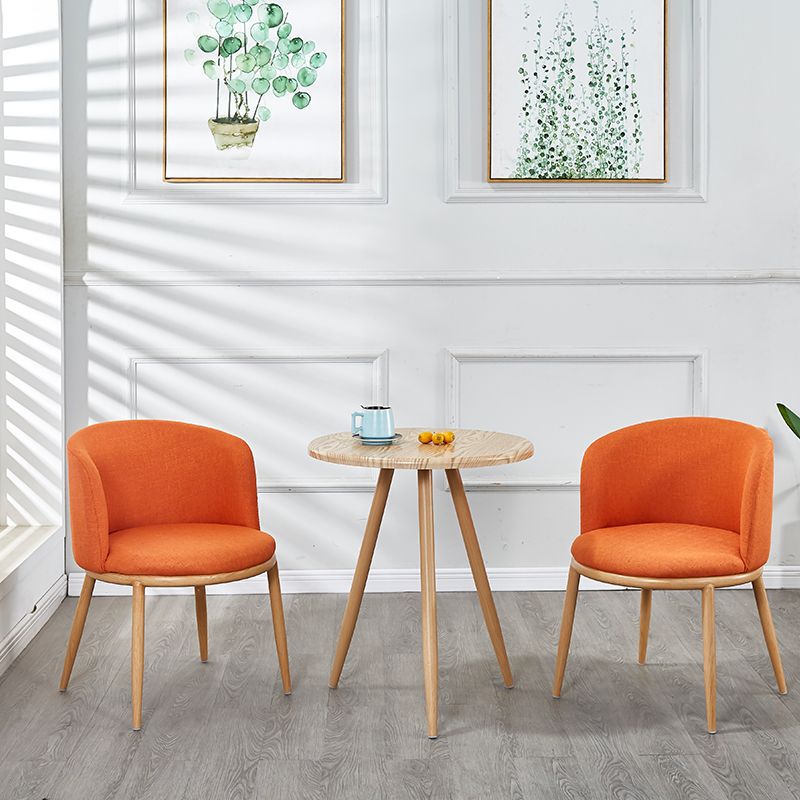 Nordic faux solid wood meeting table and chair set - modern minimalist chairs, creative casual round table, perfect for bubble tea and coffee shops