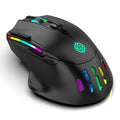 Viper bm520 wireless gaming mouse - rgb lighting, rechargeable, universal for desktop and laptop pcs