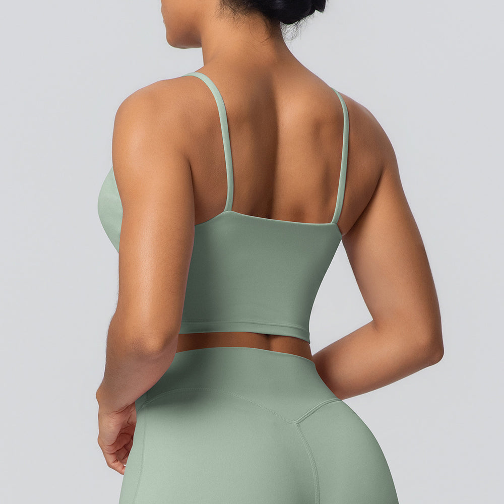 New cloud-feel yoga top women's sports bra tank top - beautiful back, quick-dry vest, outdoor running fitness bra